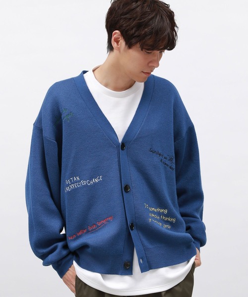 LAKOLE(ラコレ)の「トビガラ刺繍カーディガン / 141061(カーディガン/ボレロ・メンズ・ブラウン/ブラック/ブルー/ライトグレー・LARGE/MEDIUM)」の17枚目の写真