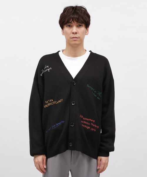 LAKOLE(ラコレ)の「トビガラ刺繍カーディガン / 141061(カーディガン/ボレロ・メンズ・ブラウン/ブラック/ブルー/ライトグレー・LARGE/MEDIUM)」の18枚目の写真