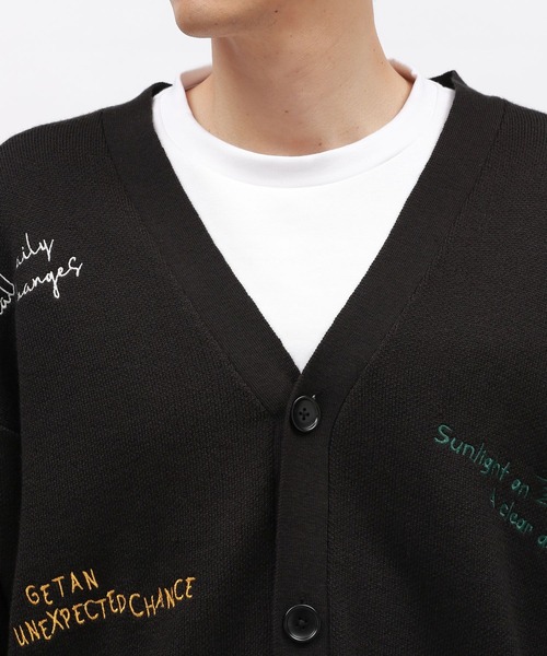 LAKOLE(ラコレ)の「トビガラ刺繍カーディガン / 141061(カーディガン/ボレロ・メンズ・ブラウン/ブラック/ブルー/ライトグレー・LARGE/MEDIUM)」の21枚目の写真