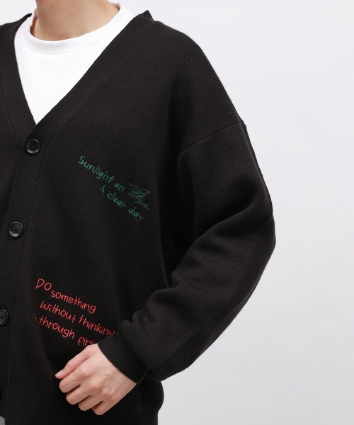 LAKOLE(ラコレ)の「トビガラ刺繍カーディガン / 141061(カーディガン/ボレロ・メンズ・ブラウン/ブラック/ブルー/ライトグレー・LARGE/MEDIUM)」の22枚目の写真
