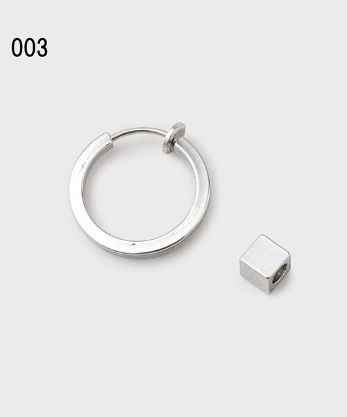 tk.TAKEO KIKUCHI（ティーケータケオキクチ）の「◆【2WAY】フープイヤリング【片耳用】（その他・メンズ・シルバー系その他6/シルバー/シルバー系9/シルバー系7/シルバー系4/シルバー系その他・00）」の9枚目の写真