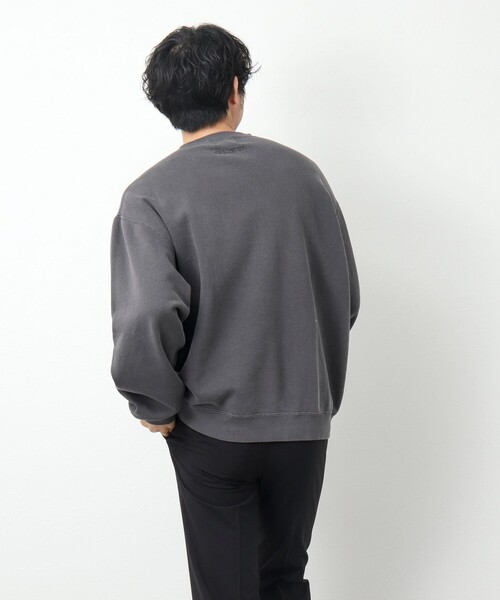 PENDLETON（ペンドルトン）の「【PENDLETON/ペンドルトン】Pigmentdye EMB Sweat 刺しゅうスウェット（スウェット・メンズ・グレイッシュベージュ/チャコールグレー・M/L）」の10枚目の写真