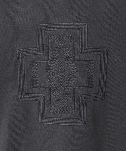 PENDLETON（ペンドルトン）の「【PENDLETON/ペンドルトン】Pigmentdye EMB Sweat 刺しゅうスウェット（スウェット・メンズ・グレイッシュベージュ/チャコールグレー・M/L）」の16枚目の写真