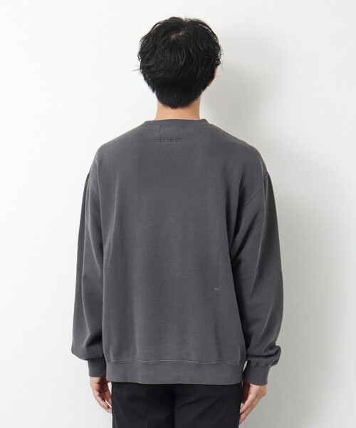 PENDLETON（ペンドルトン）の「【PENDLETON/ペンドルトン】Pigmentdye EMB Sweat 刺しゅうスウェット（スウェット・メンズ・グレイッシュベージュ/チャコールグレー・M/L）」の4枚目の写真