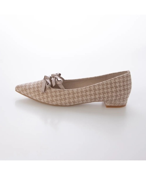 Launa lea（ラウナレア）の「ダブルリボンポインテッドトゥフラットパンプス(0572)（パンプス・レディース・アイボリー/ブラック/ピンクベージュ/ピンク/ホワイト系その他/ライトブルー/レッド/モカ/ベージュ系その他・23.0cm/23.5cm/24.0cm/24.5cm/22.5cm/25.0cm/22.0cm）」の12枚目の写真