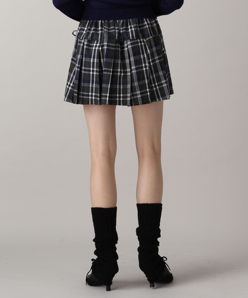 FOREVER 21（フォーエバー トゥエンティーワン）の「【2024FW】アソートリボンプリーツミニスカート（スカート・レディース・チェック/グレー・SMALL/MEDIUM）」の7枚目の写真