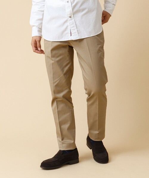 NOLLEY’S（ノーリーズ）の「《ビジカジ対応》ストレッチツイルフィットパンツ（チノパンツ・メンズ・グレー/ネイビー/キナリ/ベージュ・M/L/XL/S）」の22枚目の写真
