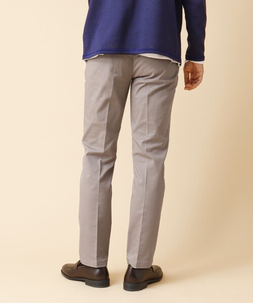 NOLLEY’S（ノーリーズ）の「《ビジカジ対応》ストレッチツイルフィットパンツ（チノパンツ・メンズ・グレー/ネイビー/キナリ/ベージュ・M/L/XL/S）」の17枚目の写真