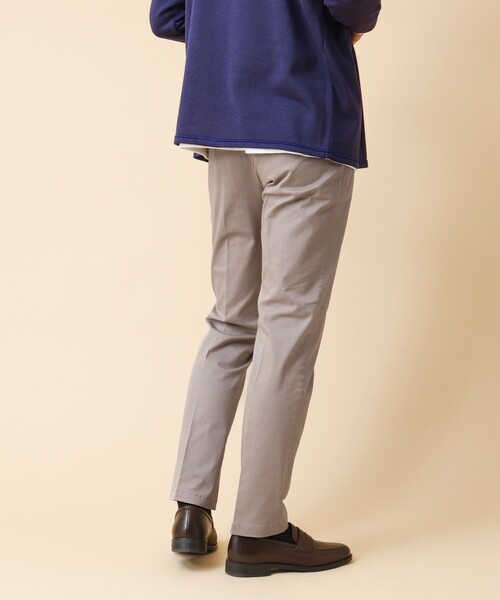 NOLLEY’S（ノーリーズ）の「《ビジカジ対応》ストレッチツイルフィットパンツ（チノパンツ・メンズ・グレー/ネイビー/キナリ/ベージュ・M/L/XL/S）」の7枚目の写真
