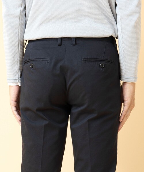 NOLLEY’S（ノーリーズ）の「《ビジカジ対応》ストレッチツイルフィットパンツ（チノパンツ・メンズ・グレー/ネイビー/キナリ/ベージュ・M/L/XL/S）」の6枚目の写真