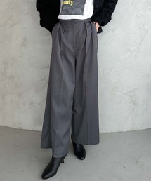 Doux archives | 【setup可能】ツータックストレートパンツ(スラックス)