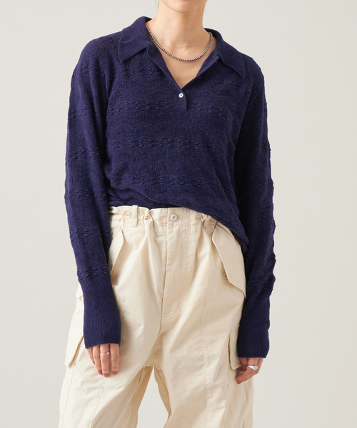 IENA LA BOUCLE C/Nyパイルポロニット IENA LA BOUCLE（イエナラブークル）の「IENA LA BOUCLE C/Nyパイル