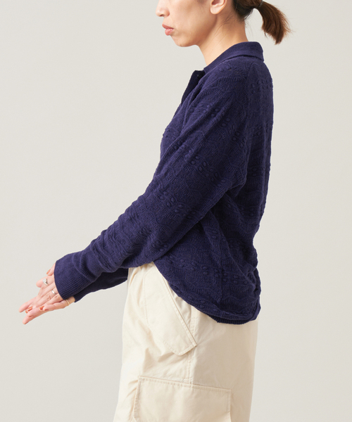 IENA LA BOUCLE C/Nyパイルポロニット IENA LA BOUCLE（イエナラブークル）の「IENA LA BOUCLE C/Nyパイル
