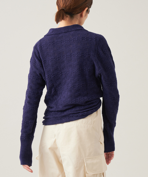 IENA LA BOUCLE C/Nyパイルポロニット IENA LA BOUCLE（イエナラブークル）の「IENA LA BOUCLE C/Nyパイル