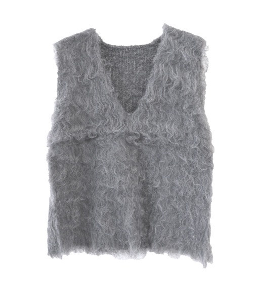 DONOBAN（ドノバン）の「シャギーベスト（ベスト・レディース・グレー/ブラック/アイボリー・ONE）」の20枚目の写真
