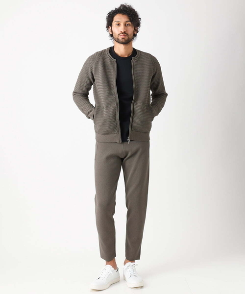 MICHEL KLEIN HOMME (ミッシェルクランオム)の「ハイゲージニットリラックスパンツ セットアップ(その他パンツ・メンズ・ブラック/ブラウン・MEDIUM/LARGE/X-LARGE)」の7枚目の写真