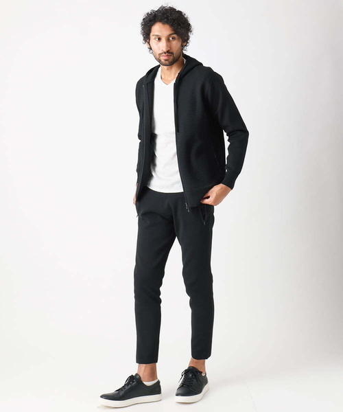 MICHEL KLEIN HOMME (ミッシェルクランオム)の「ハイゲージニットリラックスパンツ セットアップ(その他パンツ・メンズ・ブラック/ブラウン・MEDIUM/LARGE/X-LARGE)」の16枚目の写真