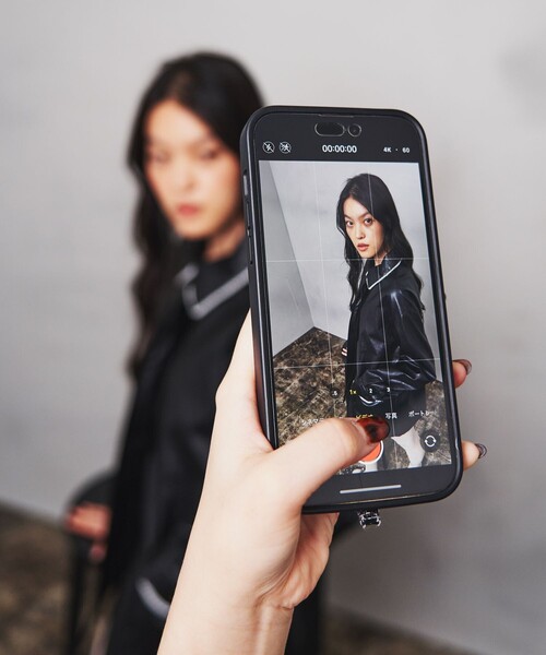 PUBLUX（パブリュクス）の「PUBLUX/パブリュクス レース付フェイクレザージャケット　限定展開（その他アウター・レディース・ブラック・ﾌﾘ-）」の19枚目の写真