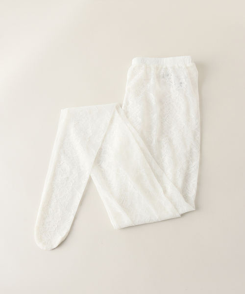 【セール】レースタイツ（タイツ/ストッキング）｜U by SPICK&SPAN（ユーバイスピックアンドスパン）