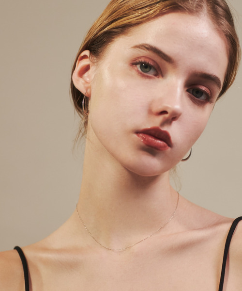 ciite' surgical stainless（シーテサージカルステンレス）の「【 金属アレルギー対応 】幅 0.5mm 極細シンプルチェーンネックレス サージカルステンレス（ネックレス・レディース・ゴールド/シルバー/ピンクゴールド・FREE）」の13枚目の写真