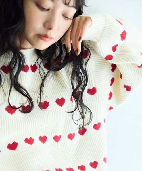 ♡colorfree shop♡ さま専用 FREAK'S STORE/カラー ジャガード ロゴ ニット｜Daytona Park