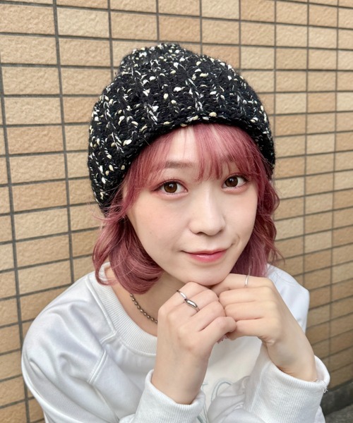 BRUNELLO CUCINELLI カシミヤ スパンコール・ラメ ニット帽 BRUNELLO CUCINELLI☆スパンコール☆本日限定お値下げ！ BRUNELLO