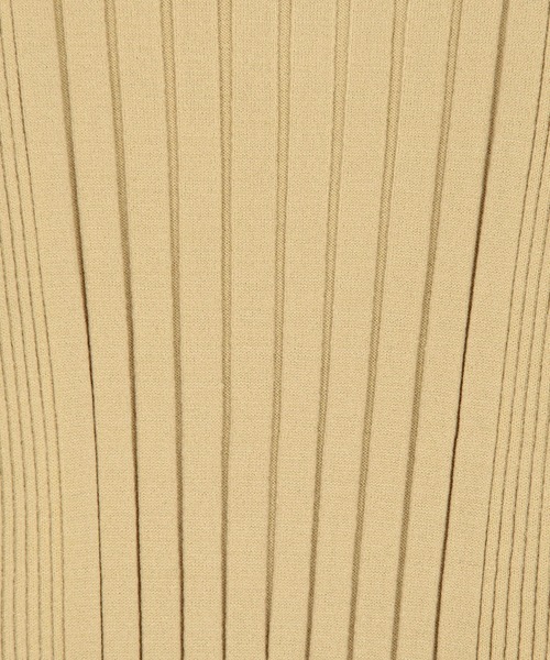 NICOLE white（ニコルホワイト）の「ランダムリブニットプルオーバー（ニット/セーター・レディース・ブラック/サックスブルー/オフホワイト/イエロー・FREE）」の19枚目の写真