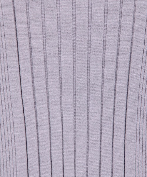 NICOLE white（ニコルホワイト）の「ランダムリブニットプルオーバー（ニット/セーター・レディース・ブラック/サックスブルー/オフホワイト/イエロー・FREE）」の10枚目の写真