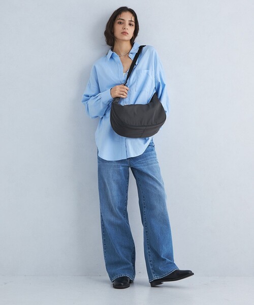 green label relaxing（グリーンレーベルリラクシング）の「2WAY ハッスイ ショルダー バッグ -はっ水-（ショルダーバッグ・レディース・オフホワイト/グレー/ブラック/ベージュ・FREE）」の7枚目の写真