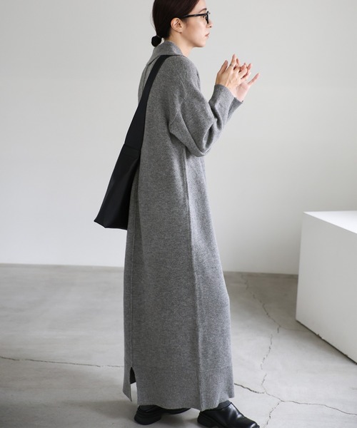 【セール】ポロニットロングワンピース（ワンピース）｜select MOCA（セレクトモカ）