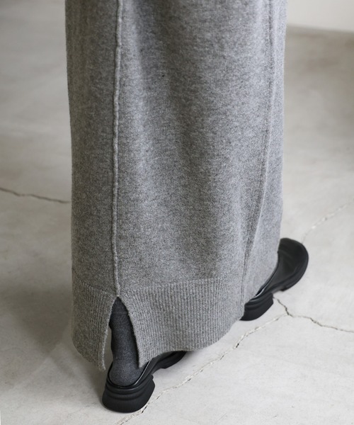 【セール】ポロニットロングワンピース（ワンピース）｜select MOCA（セレクトモカ）