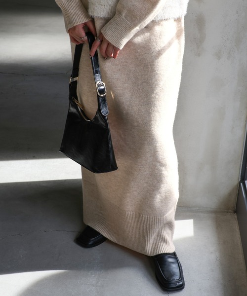 【セール】ポロニットロングワンピース（ワンピース）｜select MOCA（セレクトモカ）