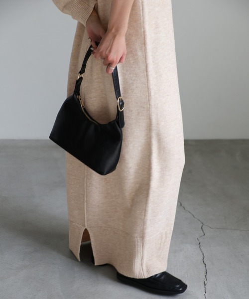 【セール】ポロニットロングワンピース（ワンピース）｜select MOCA（セレクトモカ）