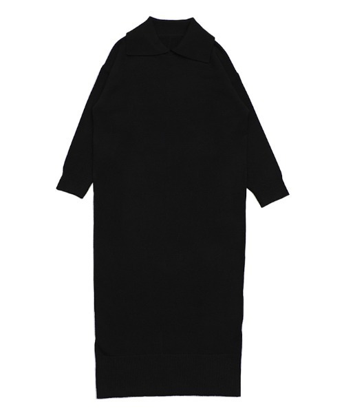 【セール】ポロニットロングワンピース（ワンピース）｜select MOCA（セレクトモカ）