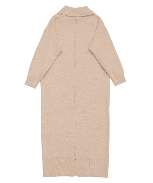 【セール】ポロニットロングワンピース（ワンピース）｜select MOCA（セレクトモカ）