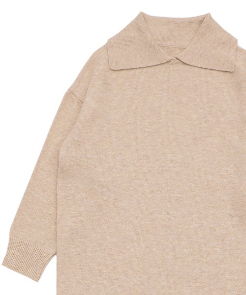 【セール】ポロニットロングワンピース（ワンピース）｜select MOCA（セレクトモカ）