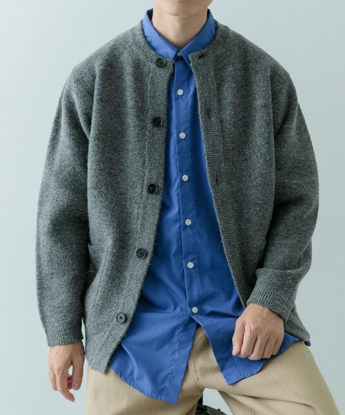 【セール】ウール混 クルーネック ニットカーディガン（カーディガン/ボレロ）｜ITEMS URBANRESEARCH（アイテムズ アーバンリサーチ）