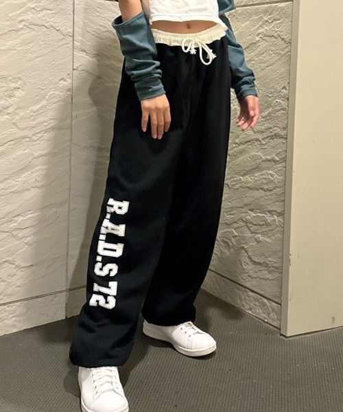 【ELF SACK】プリント カジュアル スウェット ルーズ パンツ プリントスウェットパンツ（スウェットパンツ）｜RandS（ランズ