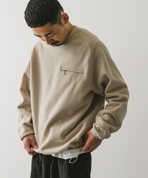 【セール】『UR TECH』ピケフリース プルオーバー(Tシャツ/カットソー)|URBAN RESEARCH DOORS(アーバンリサーチドアーズ)