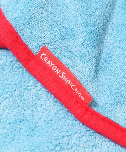BAYBLO（ベイブロ）の「(SK)【クレヨンしんちゃん】吸水速乾 マイクロファイバー ふんわり フード付き バス ポンチョ（タオル・キッズ・ホワイト系/ライラック系/スカイブルー系/ピンク系・ONE SIZE）」の16枚目の写真
