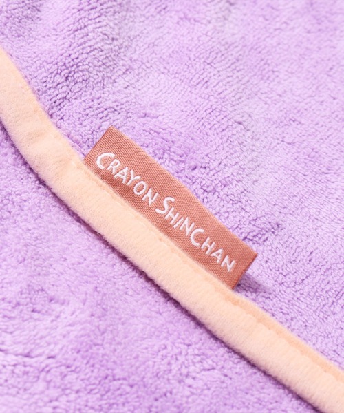 BAYBLO（ベイブロ）の「(SK)【クレヨンしんちゃん】吸水速乾 マイクロファイバー ふんわり フード付き バス ポンチョ（タオル・キッズ・ホワイト系/ライラック系/スカイブルー系/ピンク系・ONE SIZE）」の19枚目の写真