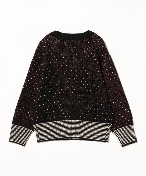 GO TO HOLLYWOOD（ゴートゥーハリウッド）の「GO TO HOLLYWOOD / ドッグ ニット 2024FW（100～150cm）（ニット/セーター・キッズ・ホワイト系その他5/チャコールグレー・SMALL/MEDIUM/LARGE）」の9枚目の写真