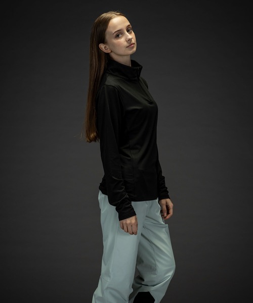 phenix(フェニックス)の「phenix(フェニックス)Basic Set-in Sleeve 1/2 Zip Tee ベーシックセットインスリーブWs1/2ジップティー/Middle レディース/スキーウェア/インナー(その他トップス・レディース・ブラック/ターコイズブルー/ネイビー/コーラル/ホワイト・S/M/L)」の10枚目の写真