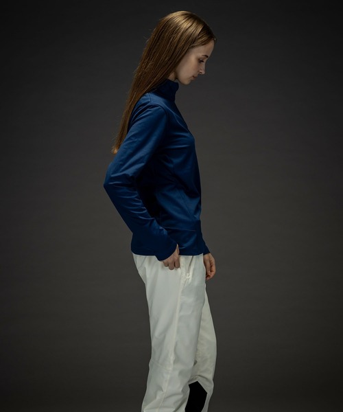 phenix(フェニックス)の「phenix(フェニックス)Basic Set-in Sleeve 1/2 Zip Tee ベーシックセットインスリーブWs1/2ジップティー/Middle レディース/スキーウェア/インナー(その他トップス・レディース・ブラック/ターコイズブルー/ネイビー/コーラル/ホワイト・S/M/L)」の13枚目の写真