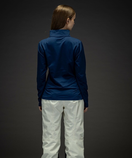 phenix(フェニックス)の「phenix(フェニックス)Basic Set-in Sleeve 1/2 Zip Tee ベーシックセットインスリーブWs1/2ジップティー/Middle レディース/スキーウェア/インナー(その他トップス・レディース・ブラック/ターコイズブルー/ネイビー/コーラル/ホワイト・S/M/L)」の14枚目の写真