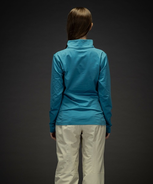 phenix(フェニックス)の「phenix(フェニックス)Basic Set-in Sleeve 1/2 Zip Tee ベーシックセットインスリーブWs1/2ジップティー/Middle レディース/スキーウェア/インナー(その他トップス・レディース・ブラック/ターコイズブルー/ネイビー/コーラル/ホワイト・S/M/L)」の18枚目の写真