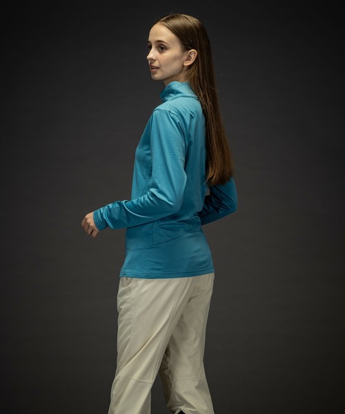 phenix(フェニックス)の「phenix(フェニックス)Basic Set-in Sleeve 1/2 Zip Tee ベーシックセットインスリーブWs1/2ジップティー/Middle レディース/スキーウェア/インナー(その他トップス・レディース・ブラック/ターコイズブルー/ネイビー/コーラル/ホワイト・S/M/L)」の19枚目の写真