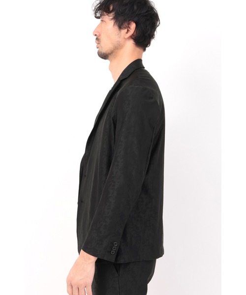 HIGH STREET（ハイストリート）の「HIGH STREET∴4WAYブラッシュジャガードジャケット（テーラードジャケット・メンズ・ブラック/グレー/ベージュ・M/L/LL）」の22枚目の写真