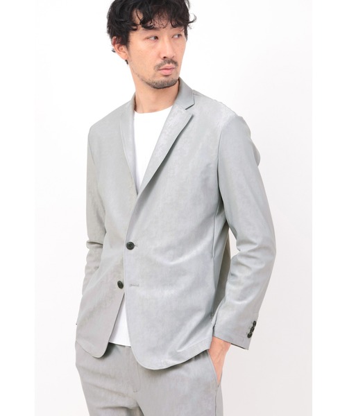 HIGH STREET（ハイストリート）の「HIGH STREET∴4WAYブラッシュジャガードジャケット（テーラードジャケット・メンズ・ブラック/グレー/ベージュ・M/L/LL）」の18枚目の写真