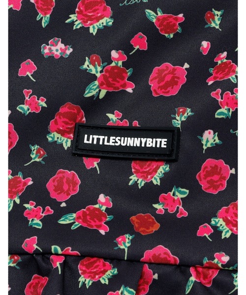 Little sunny bite（リトルサニーバイト）の「『Little Sunny Bite』rose nylon jacket（ナイロンジャケット・レディース・ピンク/ブラック/アイボリー・MEDIUM/SMALL）」の4枚目の写真